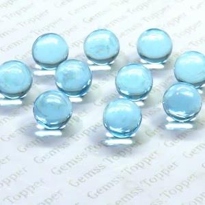 Sky Blue Topaz 10x10 mm Ball Plain